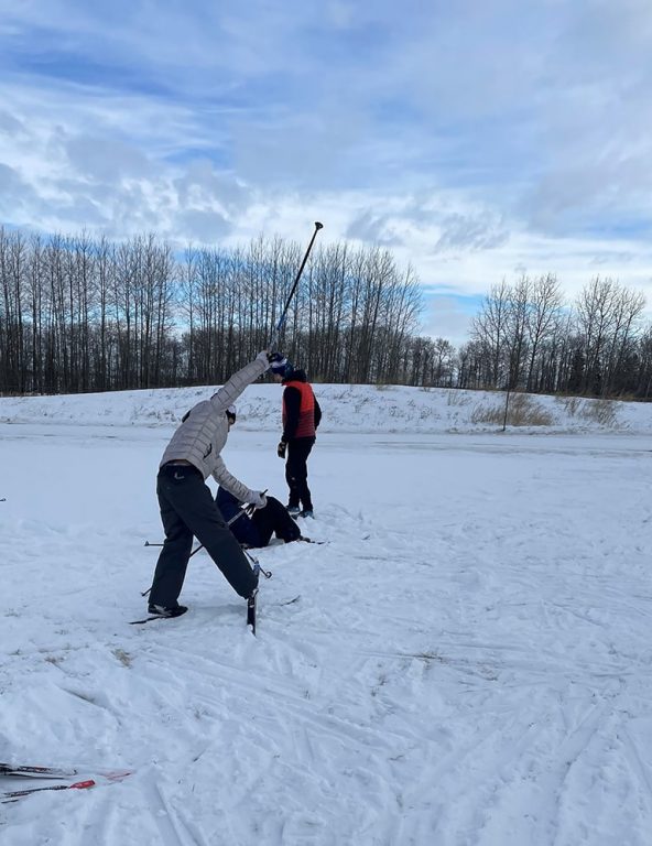 The Grade 5 class: Future Olympians in training with Spirit North this November.